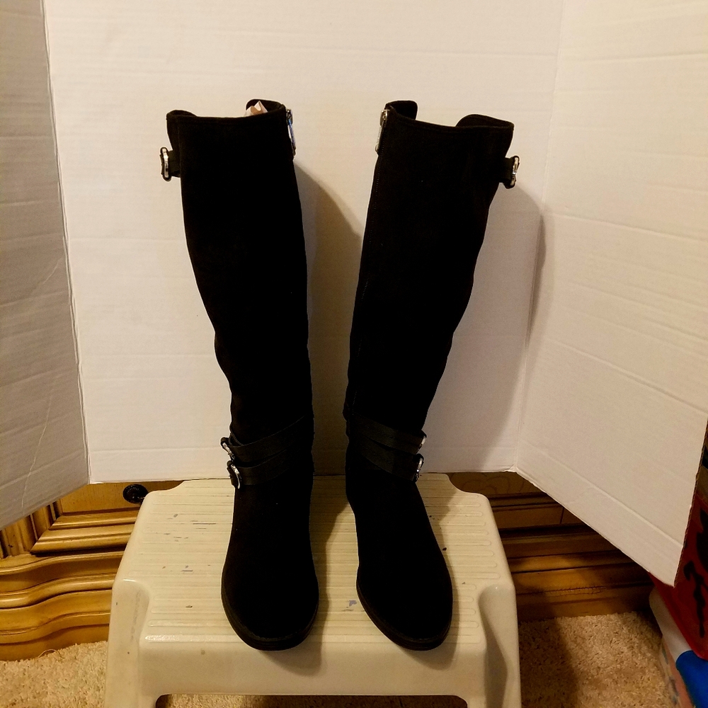 Circus Sam Edelman Prairie Equestrian Black Boots